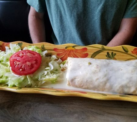 El Valle Mexican Restaurant, Matthews, North Carolina burrito