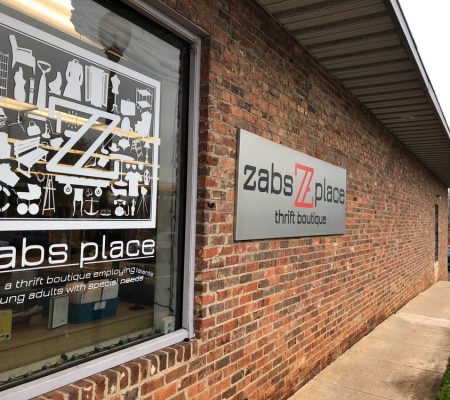Zabs Place, Matthews, North Carolina thrift storefront, exterior